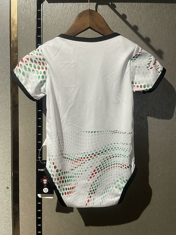 Body Bebê Infantil Portugal Away 25/26 - Branco