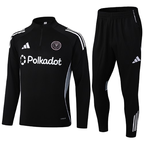 Kit Treino Agasalho + Calça Inter Miami - Preto