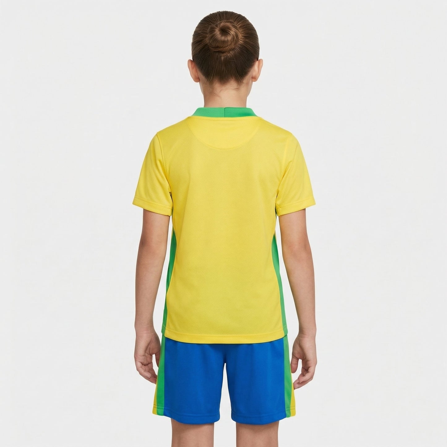 Kit Infantil Brasil Home 25/26 Feminino - Amarelo