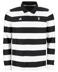 Juventus Fourth Manga Longa 25/26 Torcedor Adidas - Preto e Branco