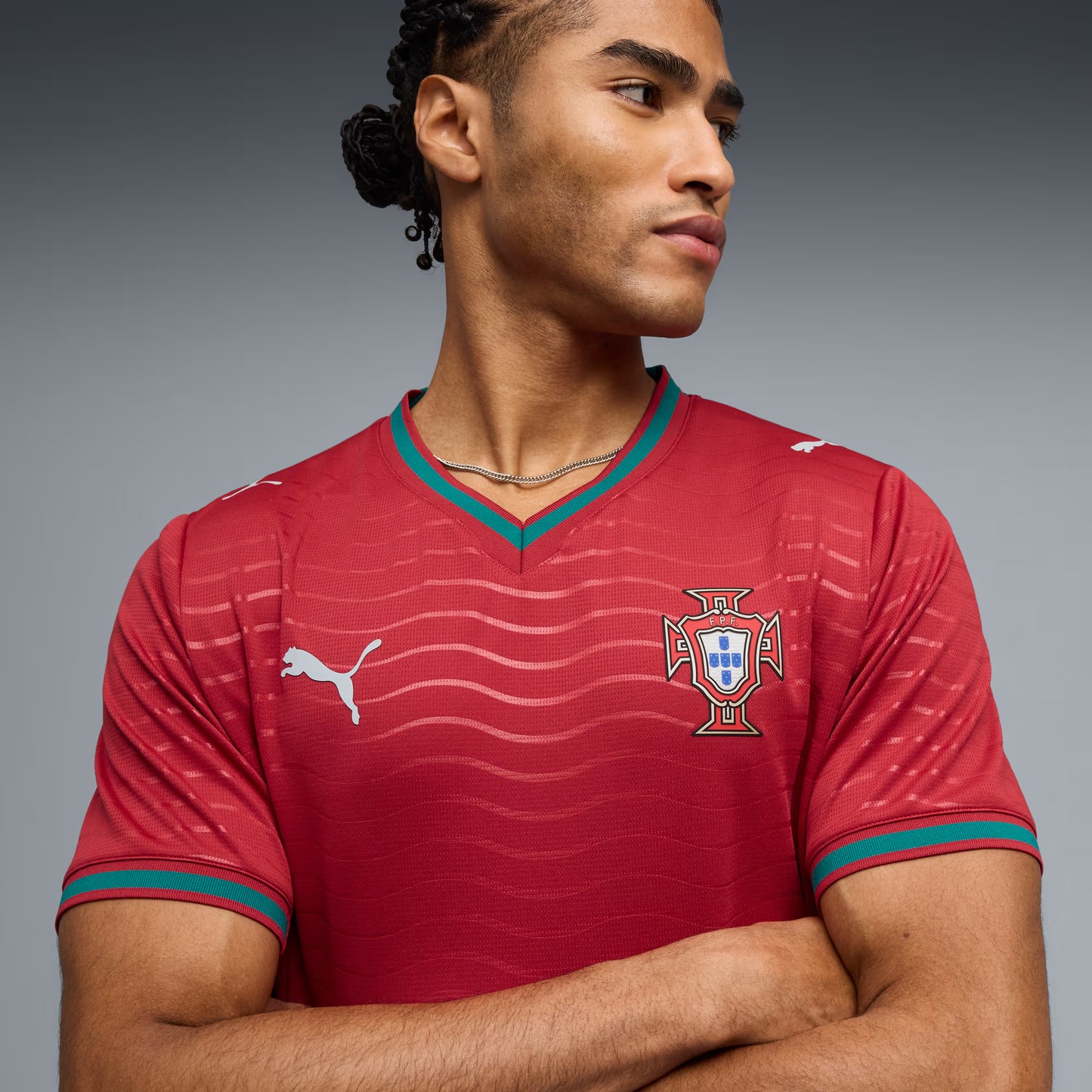 Portugal Home 26/27 Masculina Jogador Puma - Vermelha