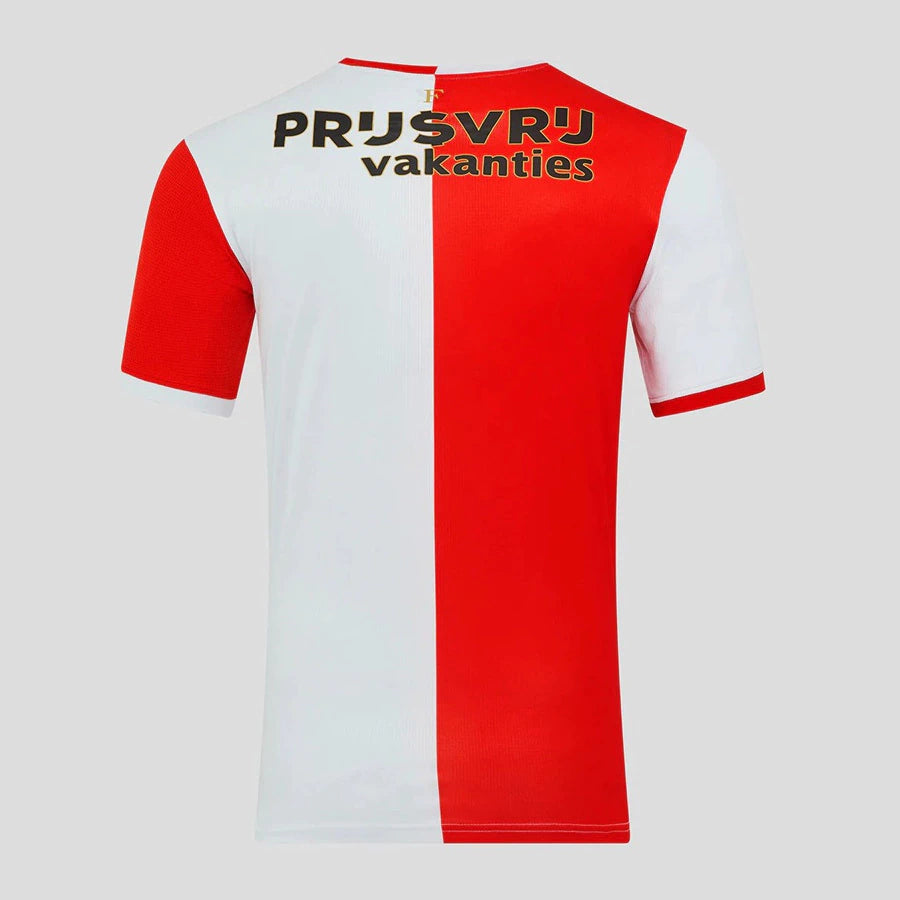 Feyenoord Home 25/26 Torcedor Castore - Vermelho e Branco