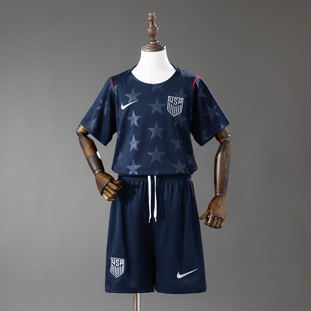 Kit Infantil EUA Away 26/27 - Preto