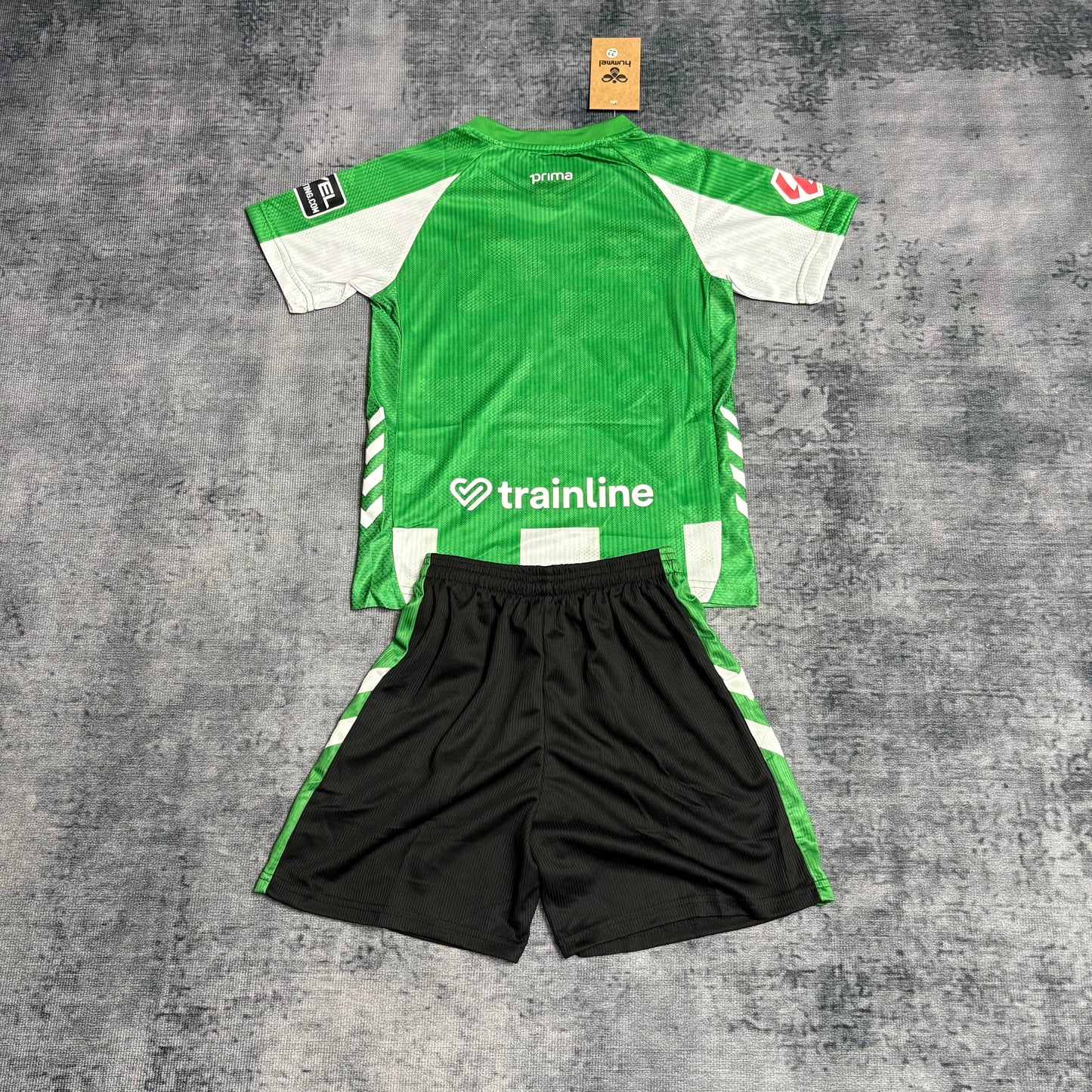 Kit Infantil Real Betis Home 25/26 . Hummel - Verde e Branca