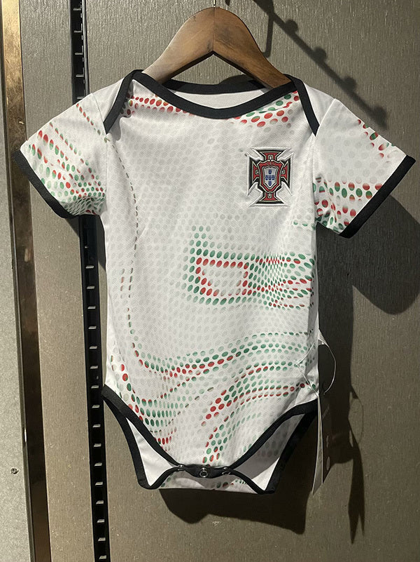 Body Bebê Infantil Portugal Away 25/26  - Branco