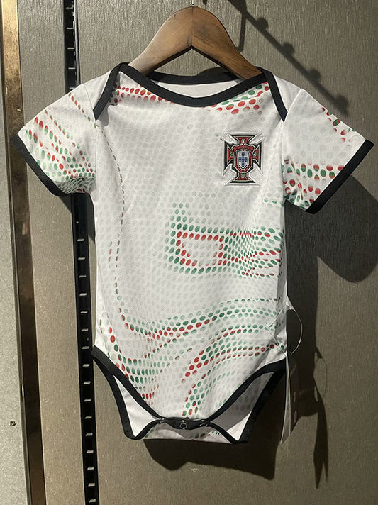 Body Bebê Infantil Portugal Away 25/26  - Branco