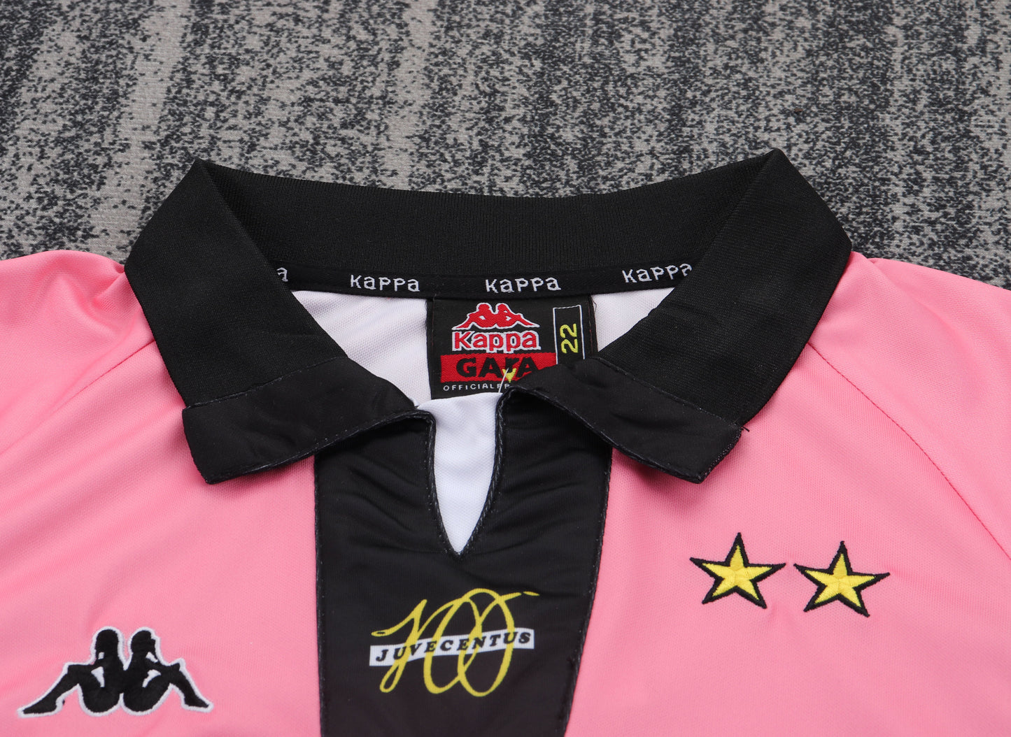Kit Infantil Juventus Away 97/98 Retrô  - Rosa