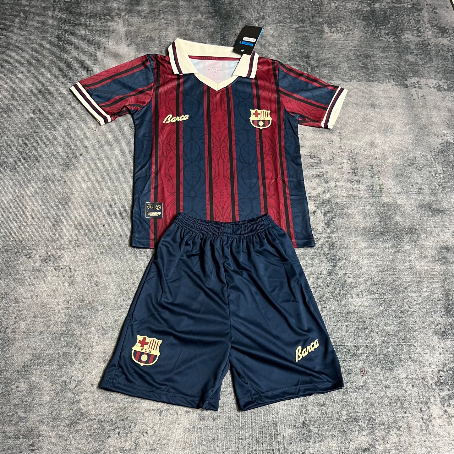 Kit Infantil Barcelona Edição Especial 25/26 - Grená