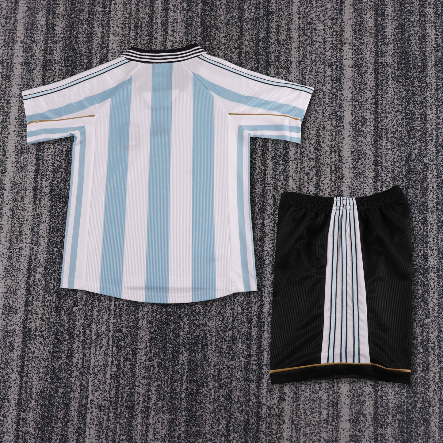 Kit Infantil Argentina Retro 1998 - Branco e Azul