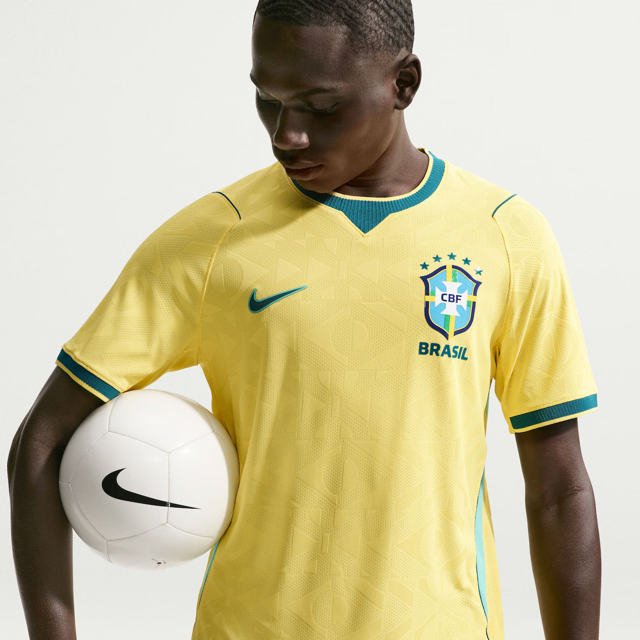 Brasil Home 26/27 Jogador Nike Masculina - Amarela