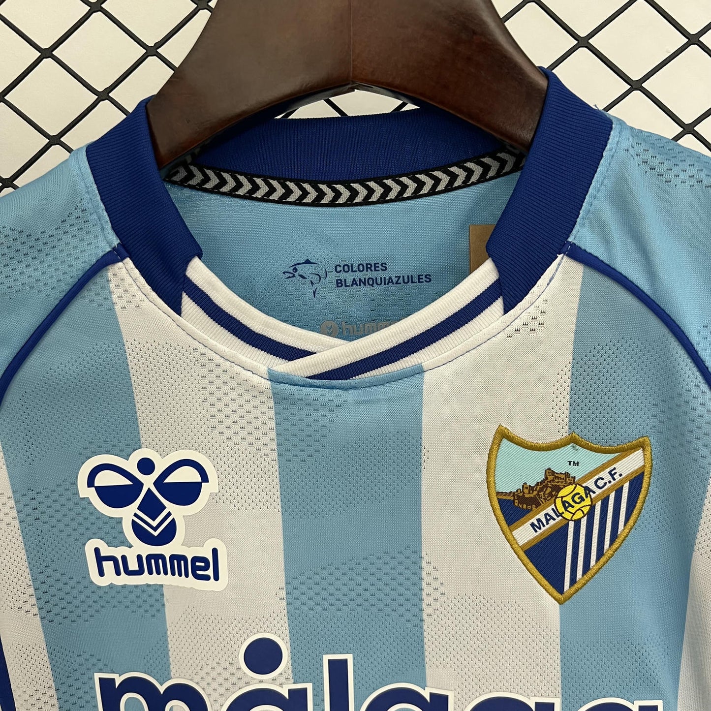 Kit Infantil Malaga Home 25/26  -  Azul e Branco
