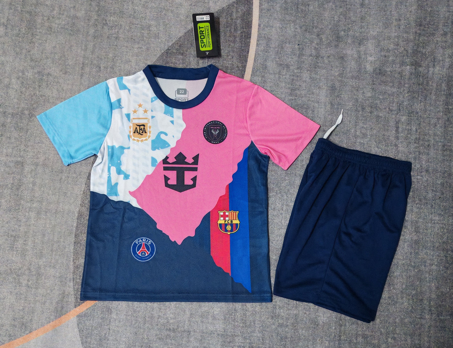 Kit Infantil Edição MESSI Carreira 25/26  - Colorido