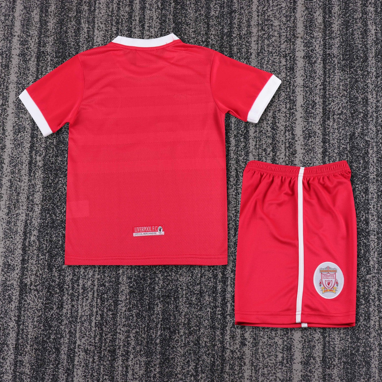 Kit Infantil Liverpool Home Retrô 89/90 Reebok - Vermelho