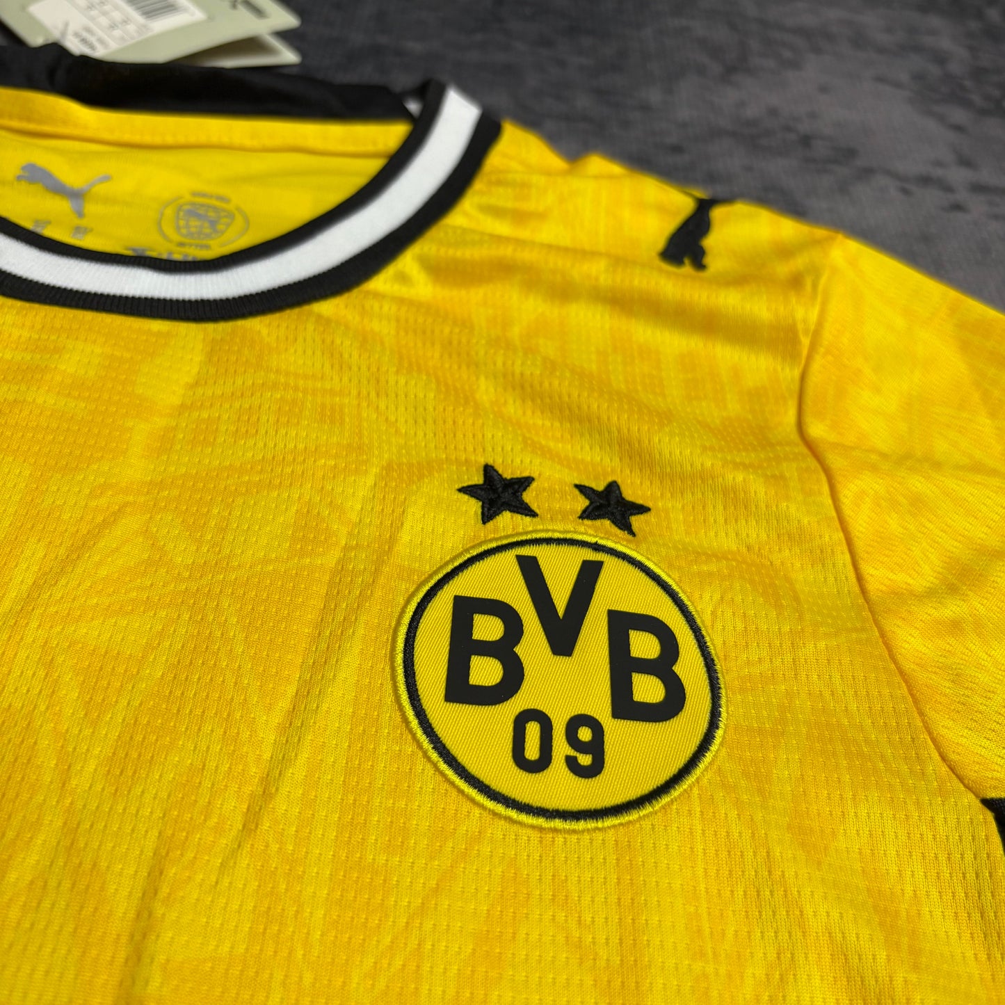 Kit Infantil Borussia Dortmund Home 26/27 - Amarela