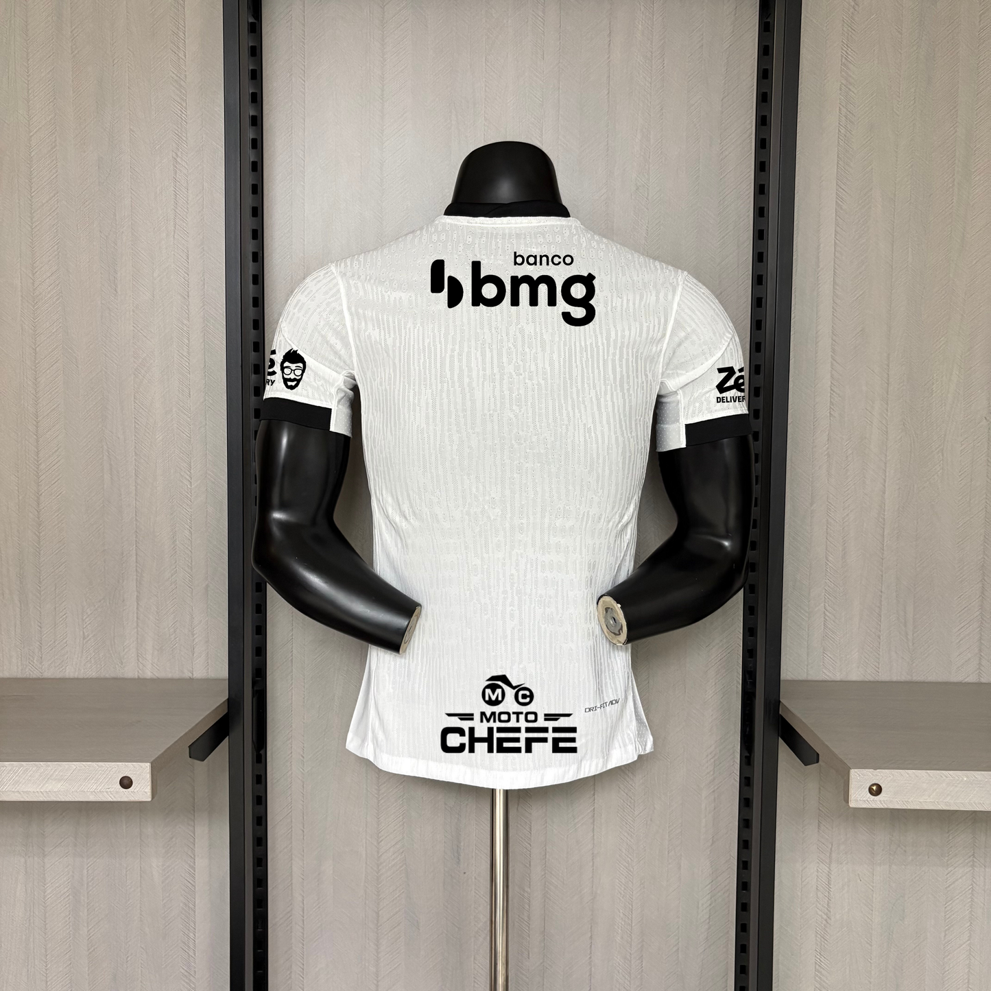 Vasco Away 26/27 Jogador Com Patrocínios Nike - Branca e Preta