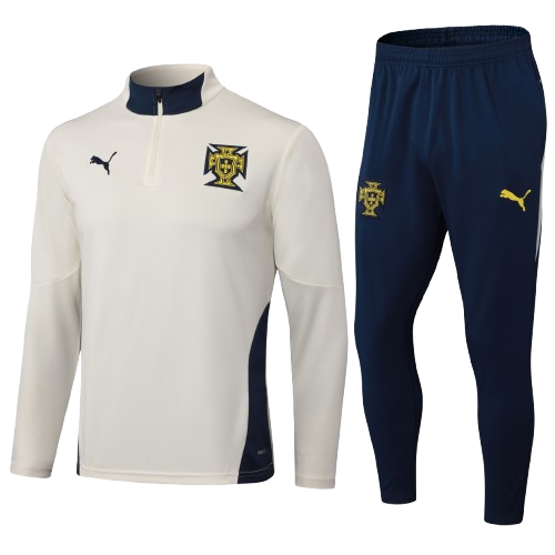 Kit Treino Agasalho + Calça Portugal  - Bege