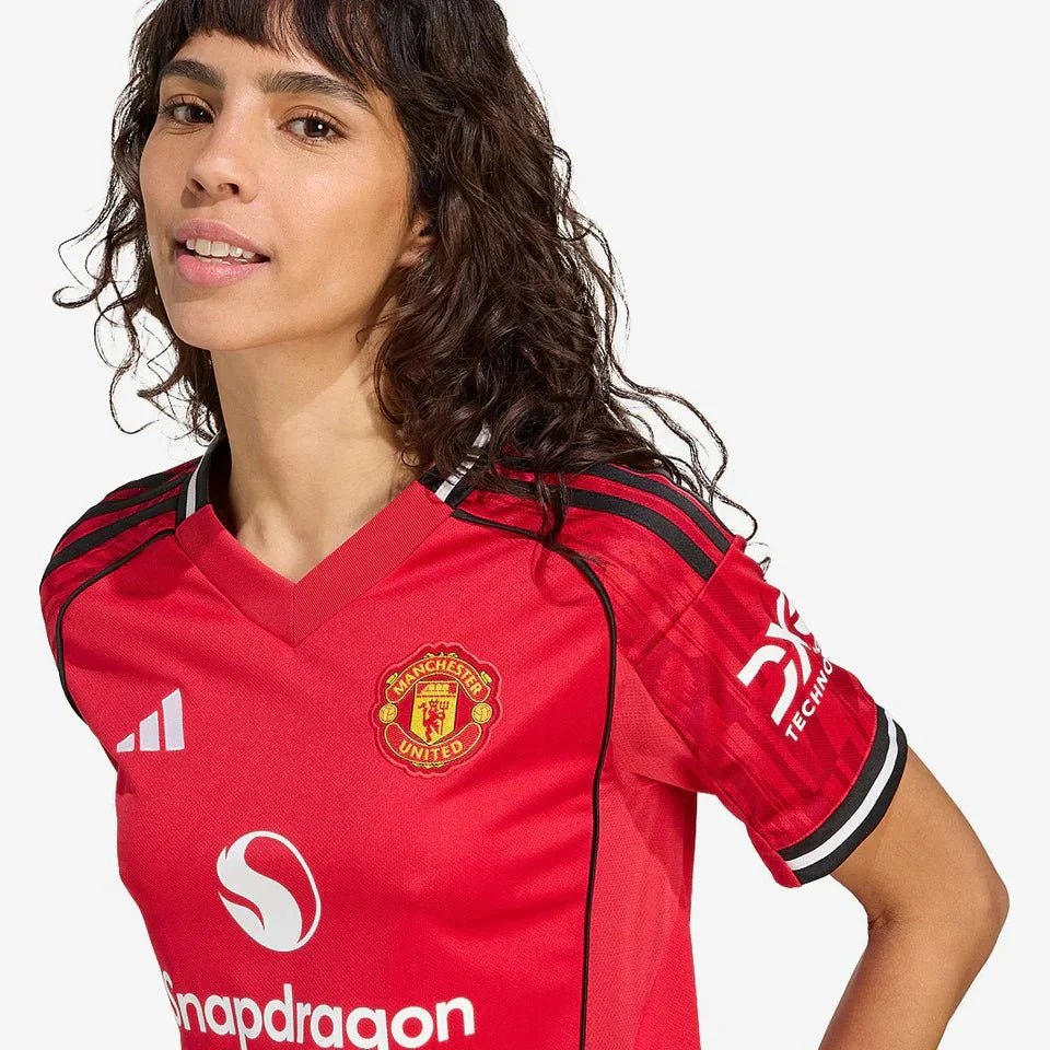 Manchester United 25/26 Feminina Adidas - Vermelho