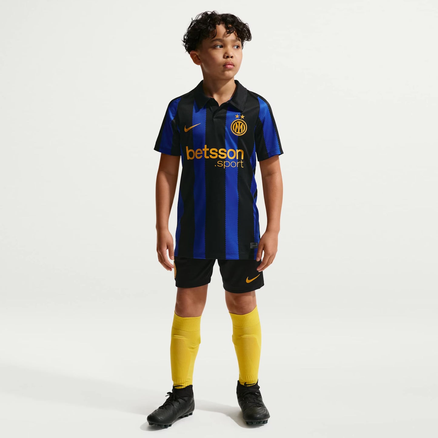 Kit Infantil Inter de Milão Home 26/27  - Azul  e Preto