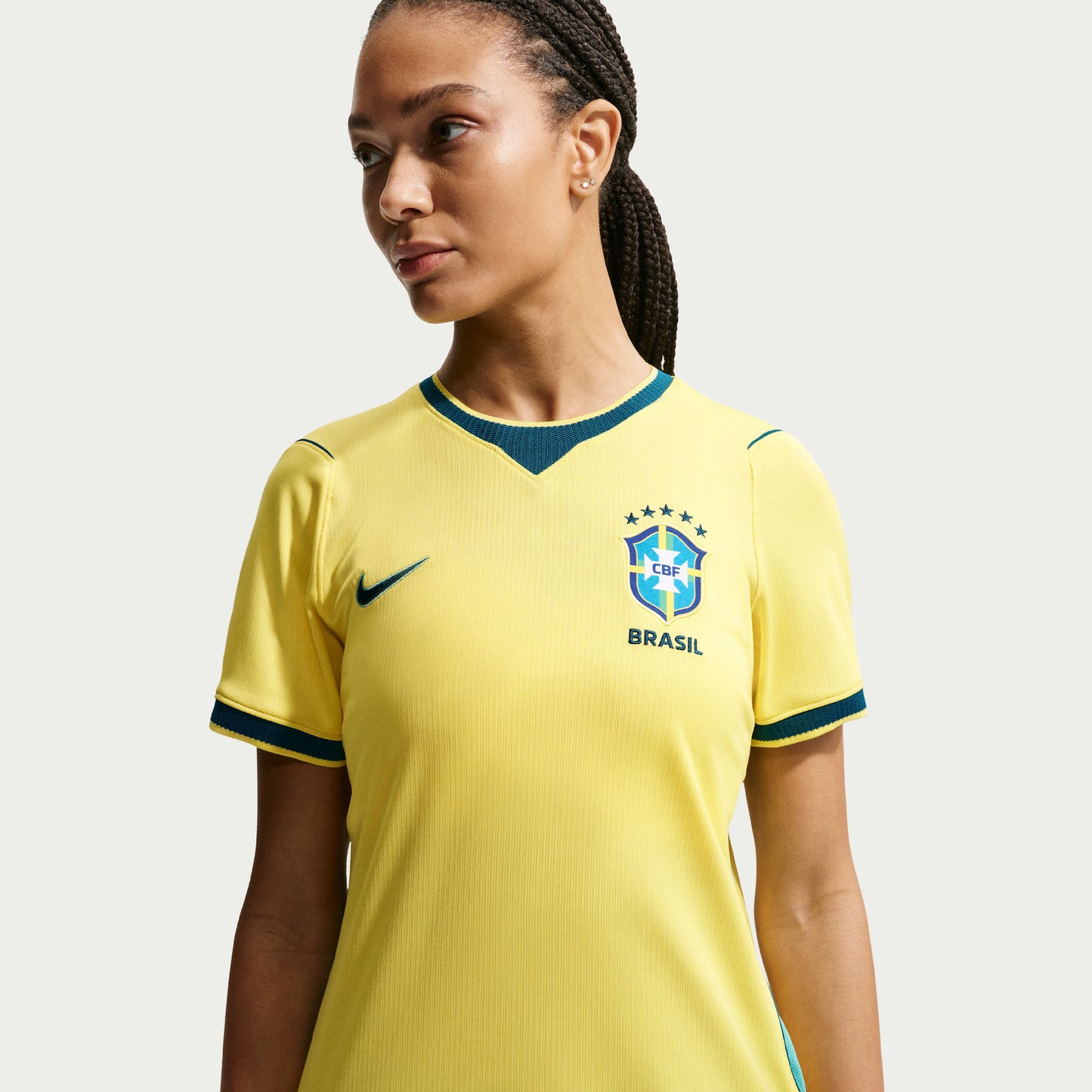 Brasil Home 26/27 Torcedor Nike Feminina - Amarelo
