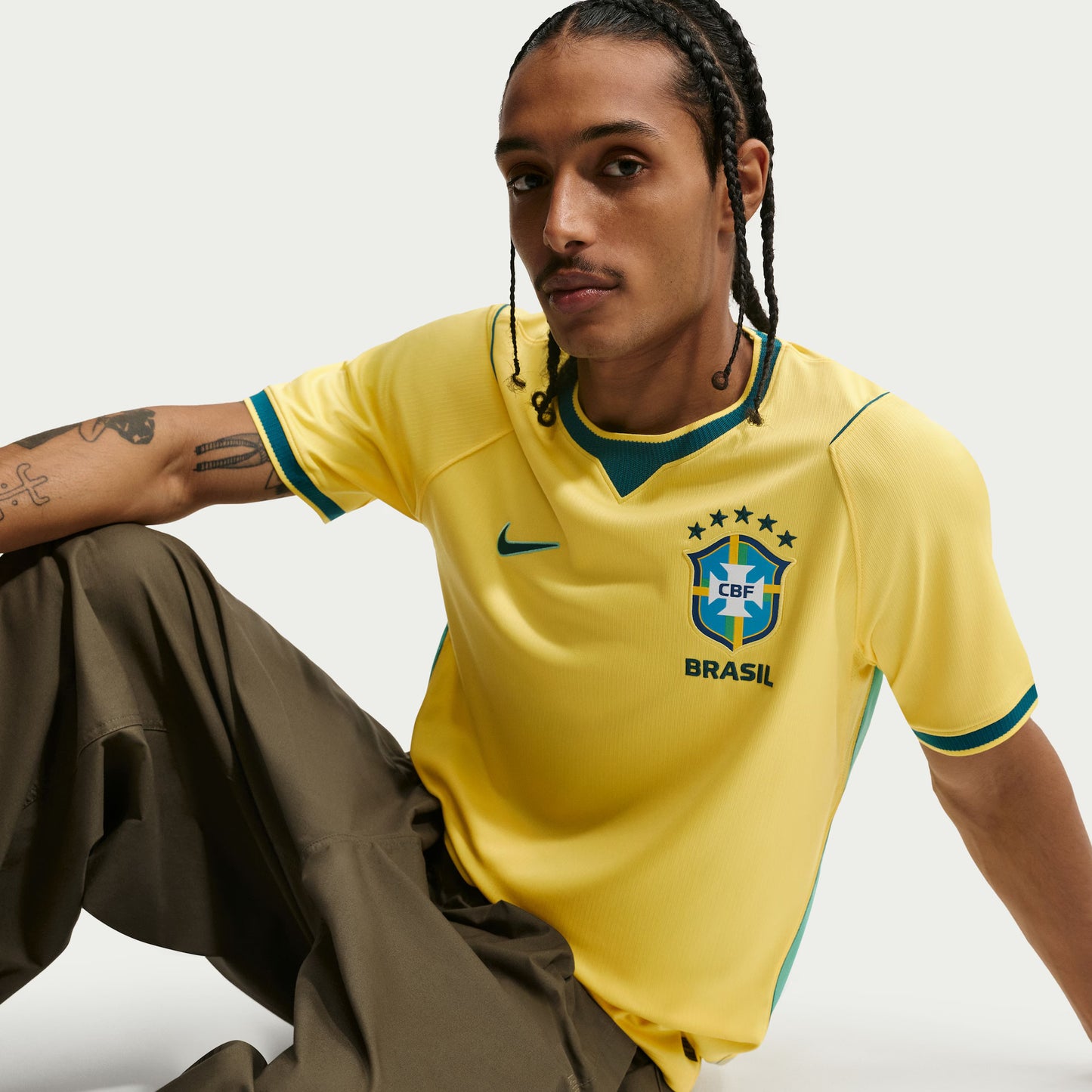 Brasil Home 26/27 Torcedor Nike Masculina - Amarela