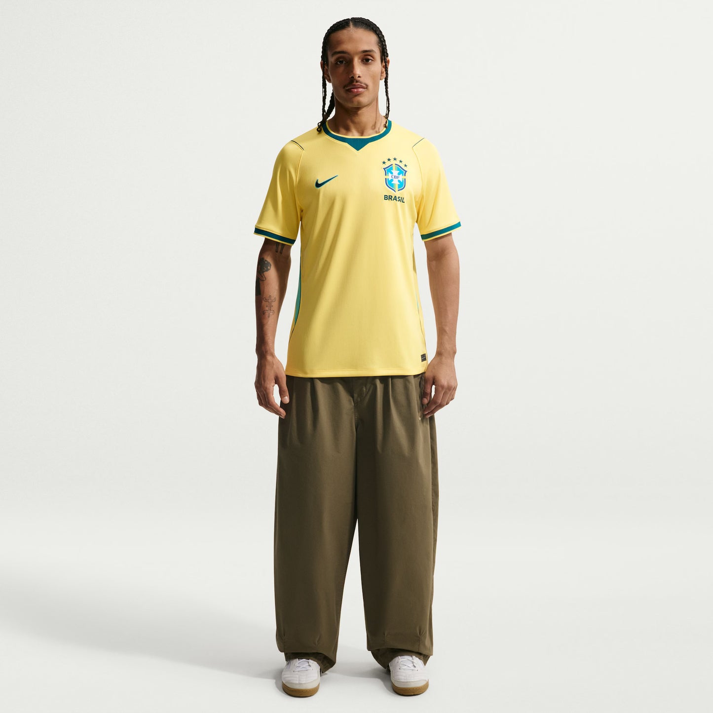 Brasil Home 26/27 Torcedor Nike Masculina - Amarela