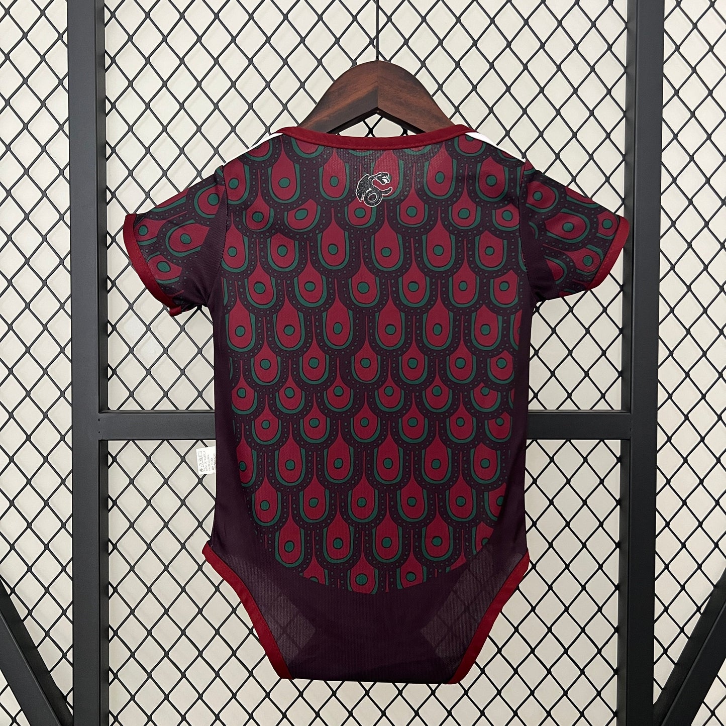 Body Bebê Infantil México Away 24/25 Adidas  - Vermelho