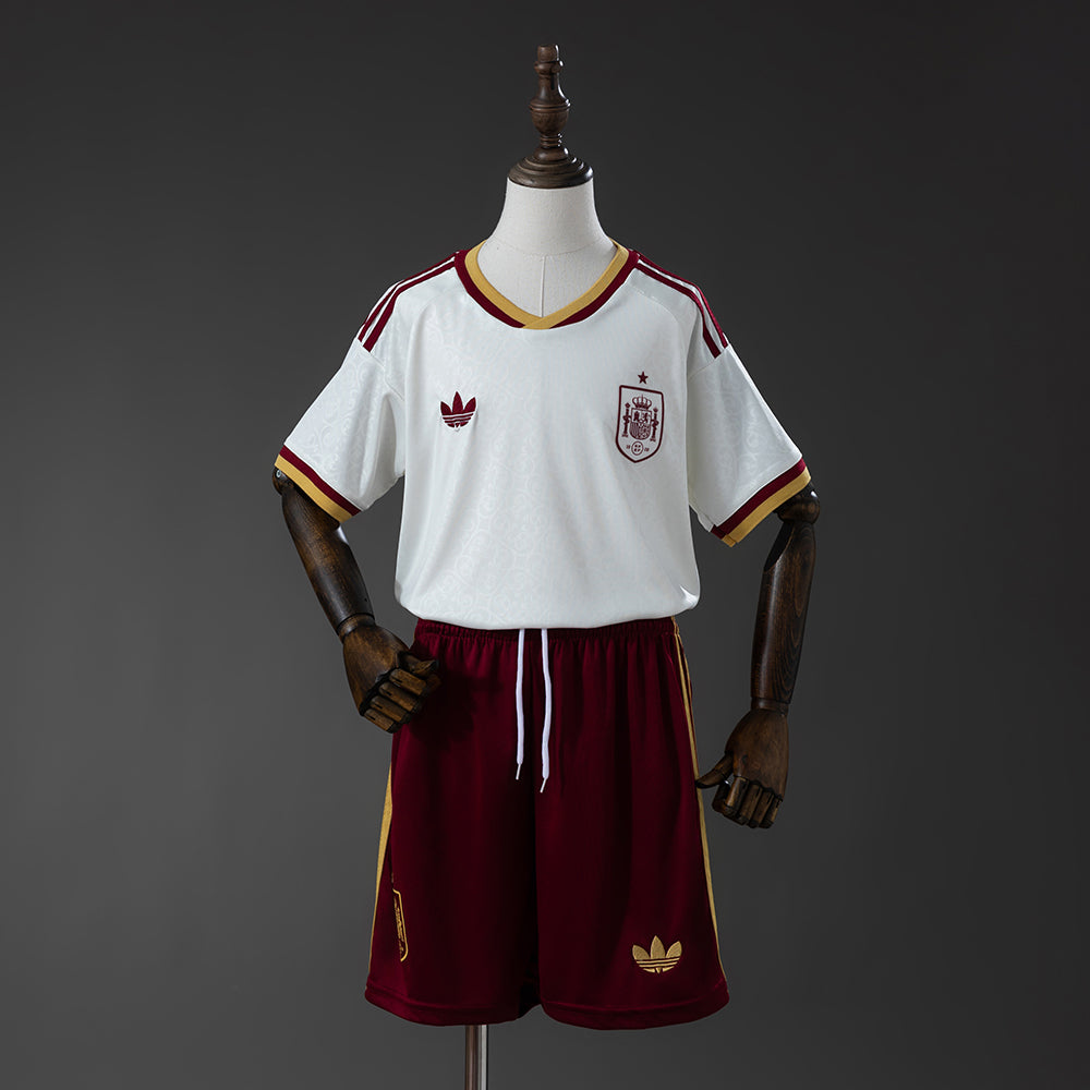 Kit Infantil Espanha Away 26/27 - Bege