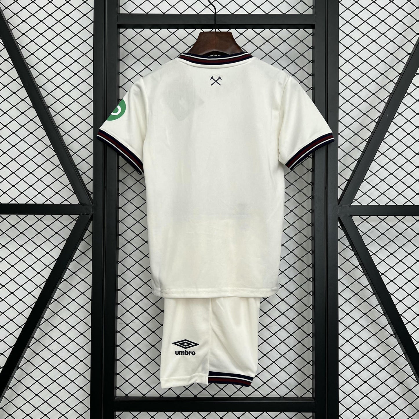 Kit Infantil West Ham Away 25/26 - Branco