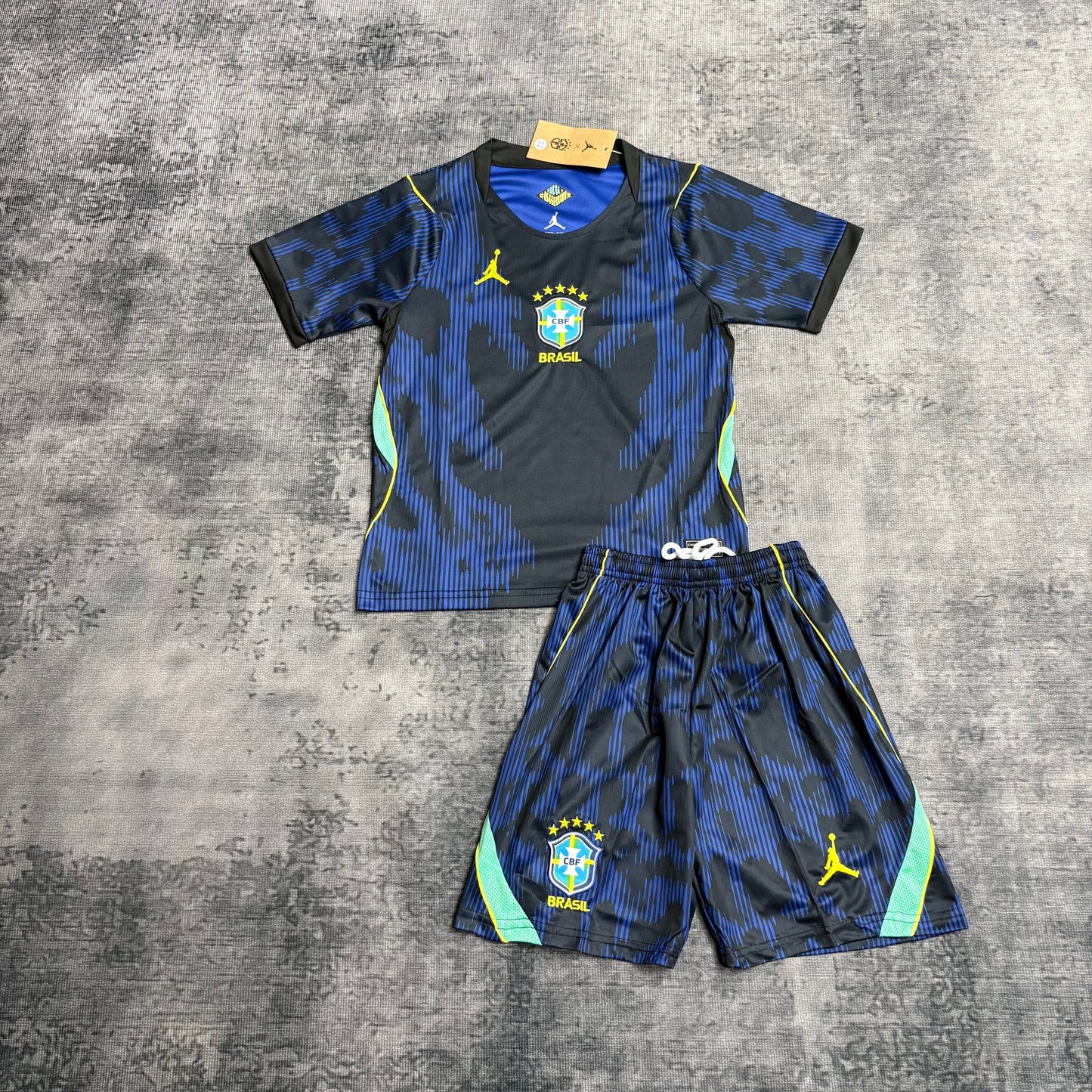 Kit Infantil Brasil Away 26/27 - Azul