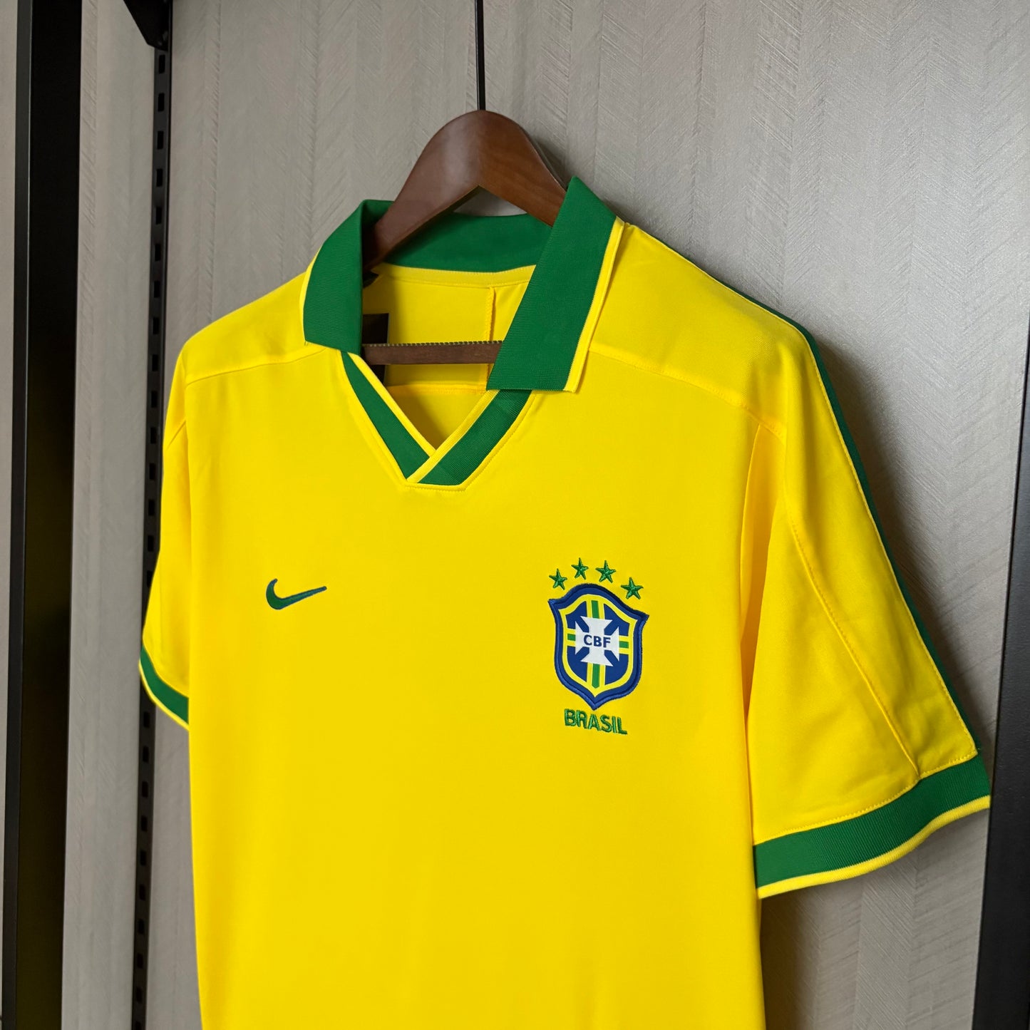 Brasil Home Retrô 1997 Nike - Amarelo