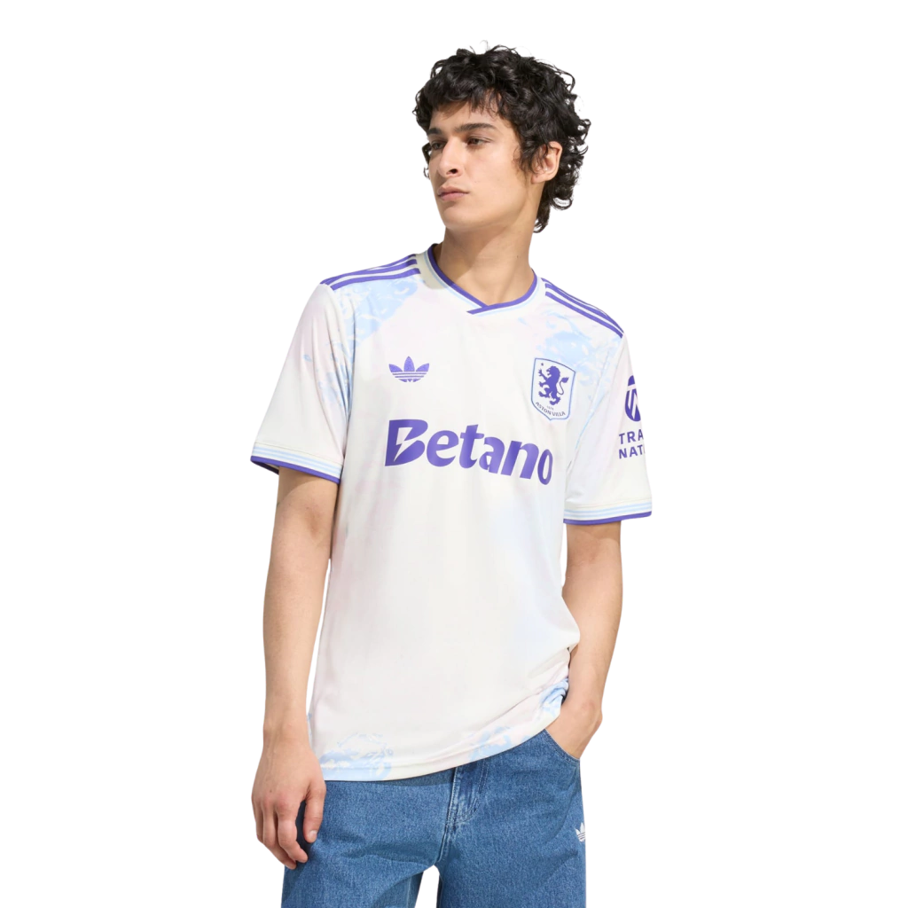 Aston Villa Third 25/26 Torcedor Adidas - Branca