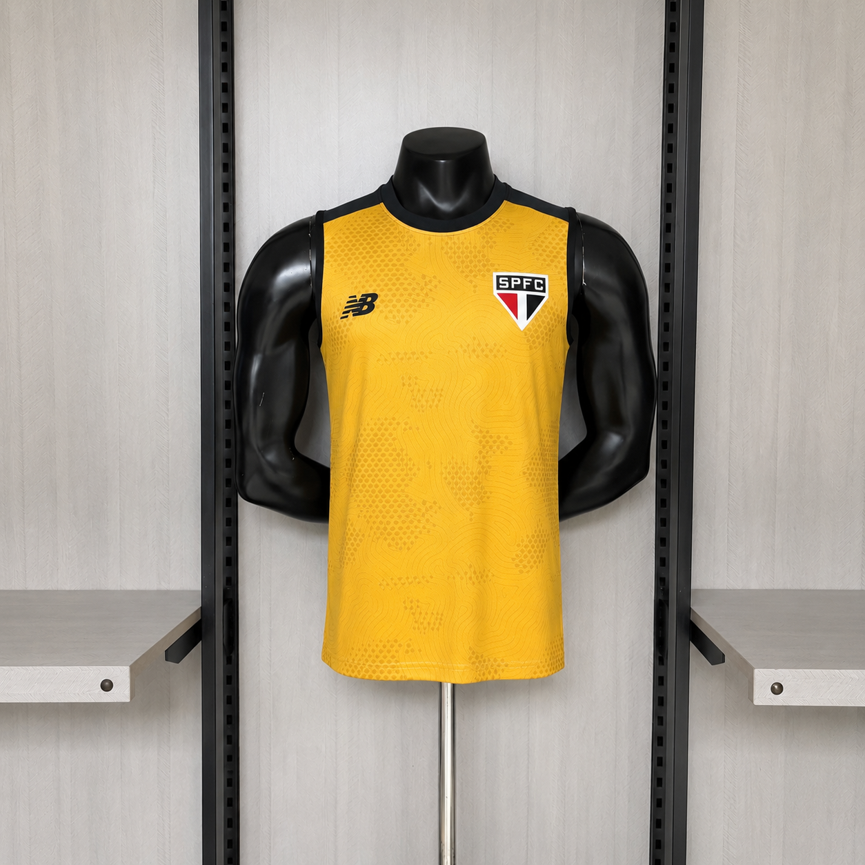 São Paulo Treino Regata 26/27 Torcedor New Balance Masculina - Amarelo