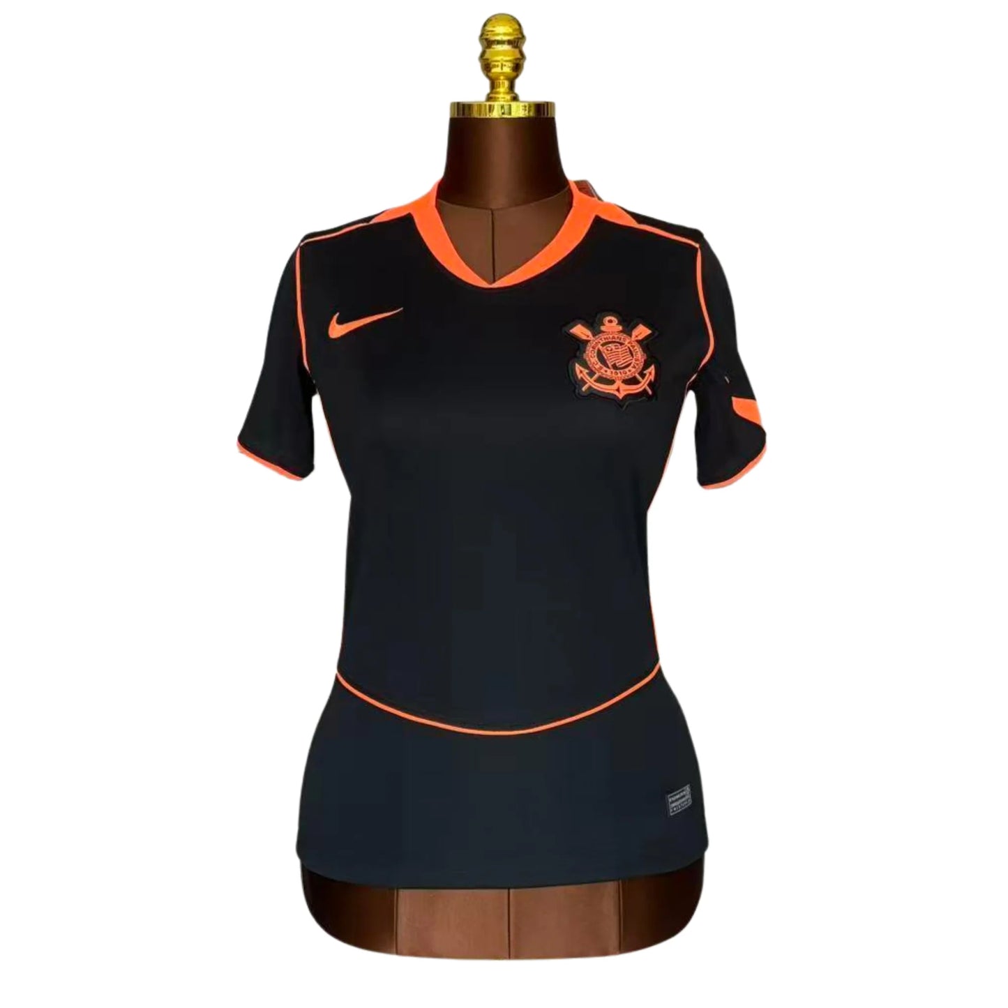 Corinthians Third 25/26 Torcedor Nike Feminina - Preta e Laranja