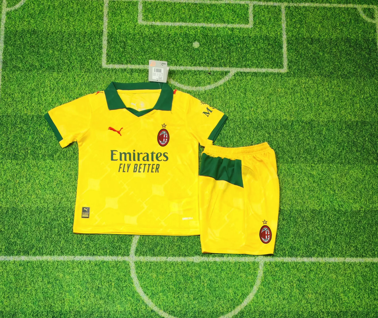Kit Infantil Milan Third 25/26 - Amarela
