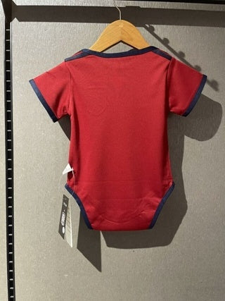 Body Bebê Infantil Espanha Home 24/25 - Vermelho