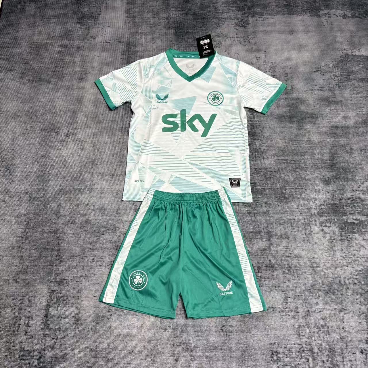 Kit Infantil  Irlanda Away 25/26  - Verde Claro