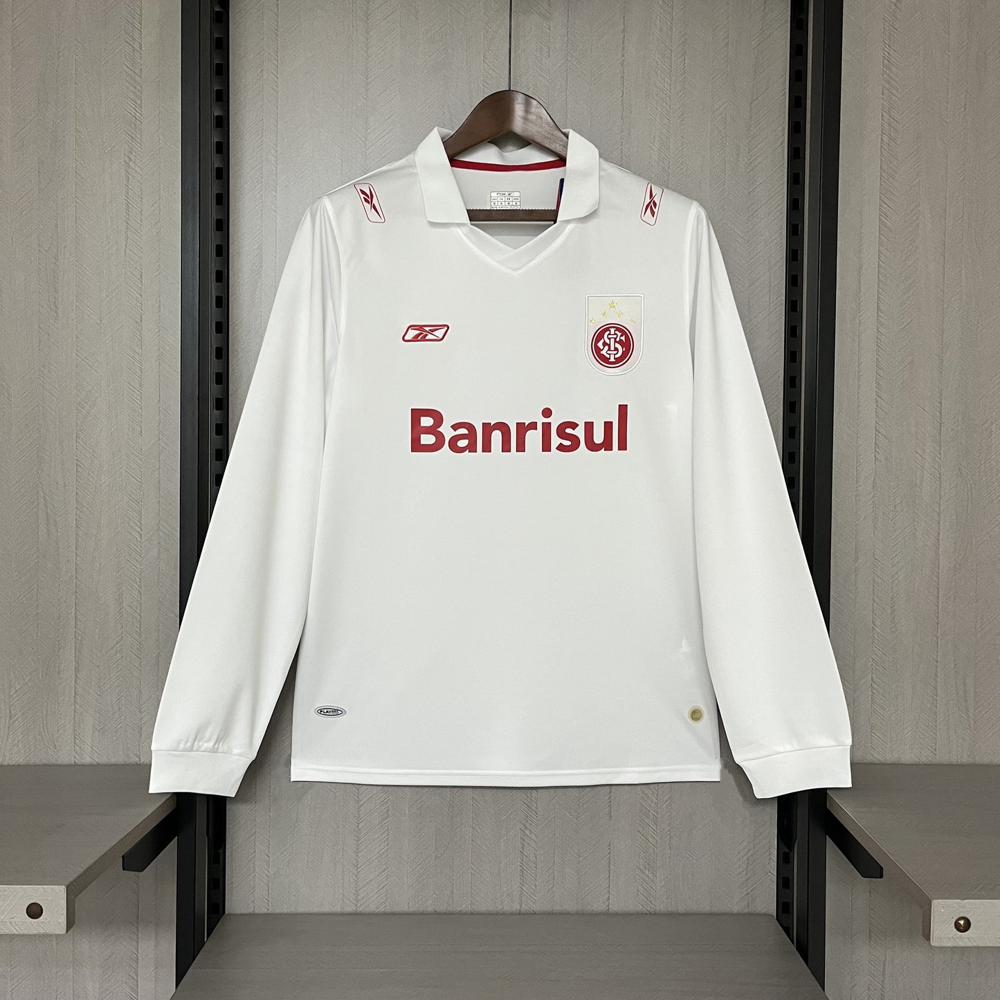 Internacional Away 2006 Retrô Manga Longa - Branca