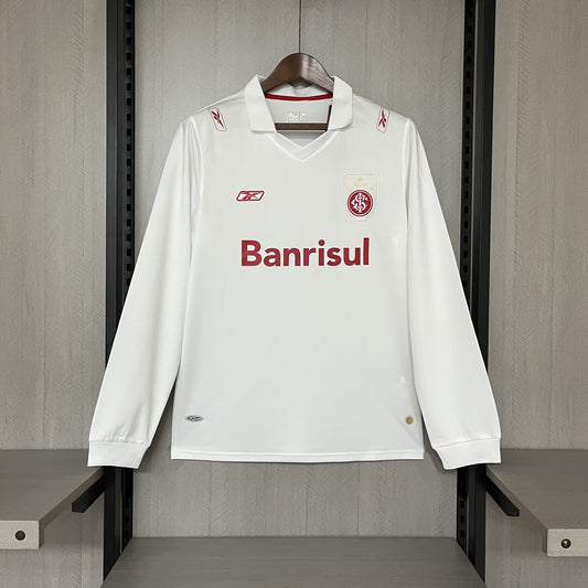Internacional Away 2006 Retrô Manga Longa - Branca