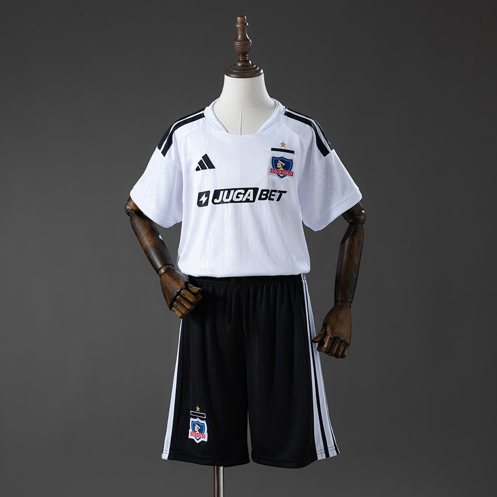 Kit Infantil Colo Colo Home 26/27 - Branca
