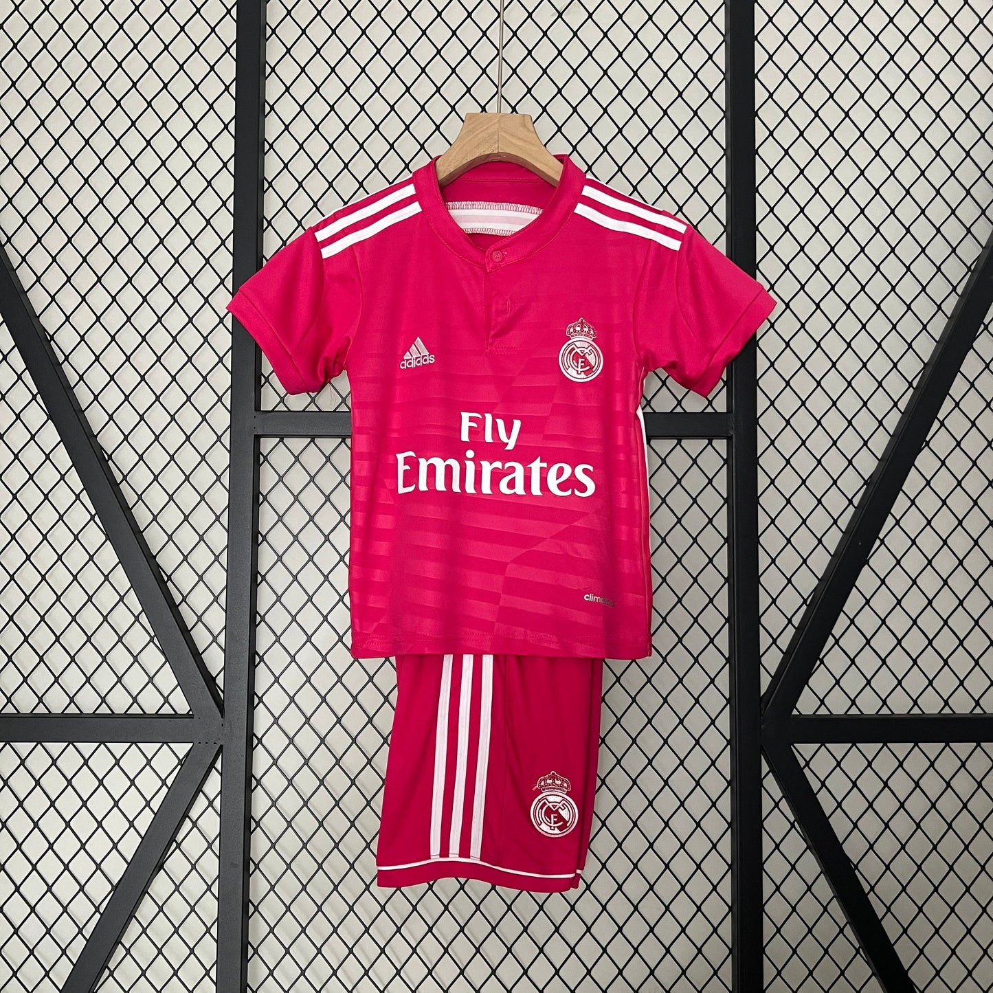Kit Infantil Real Madrid Home Away 14/15 - Rosa