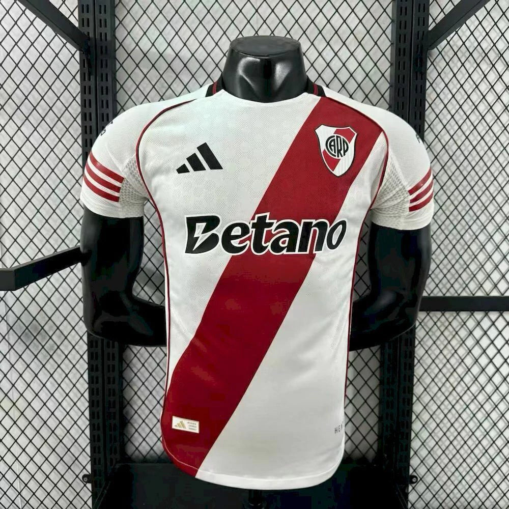 River Plate Home 25/26 Jogador Masculino Adidas - Branco
