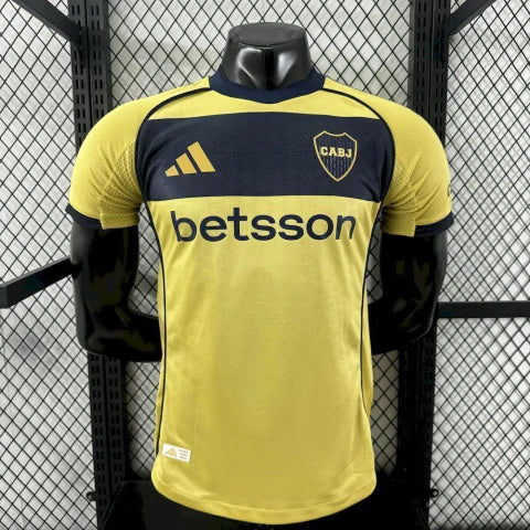 Boca Jrs Away 25/26 Jogador Masculino Adidas - Dourada