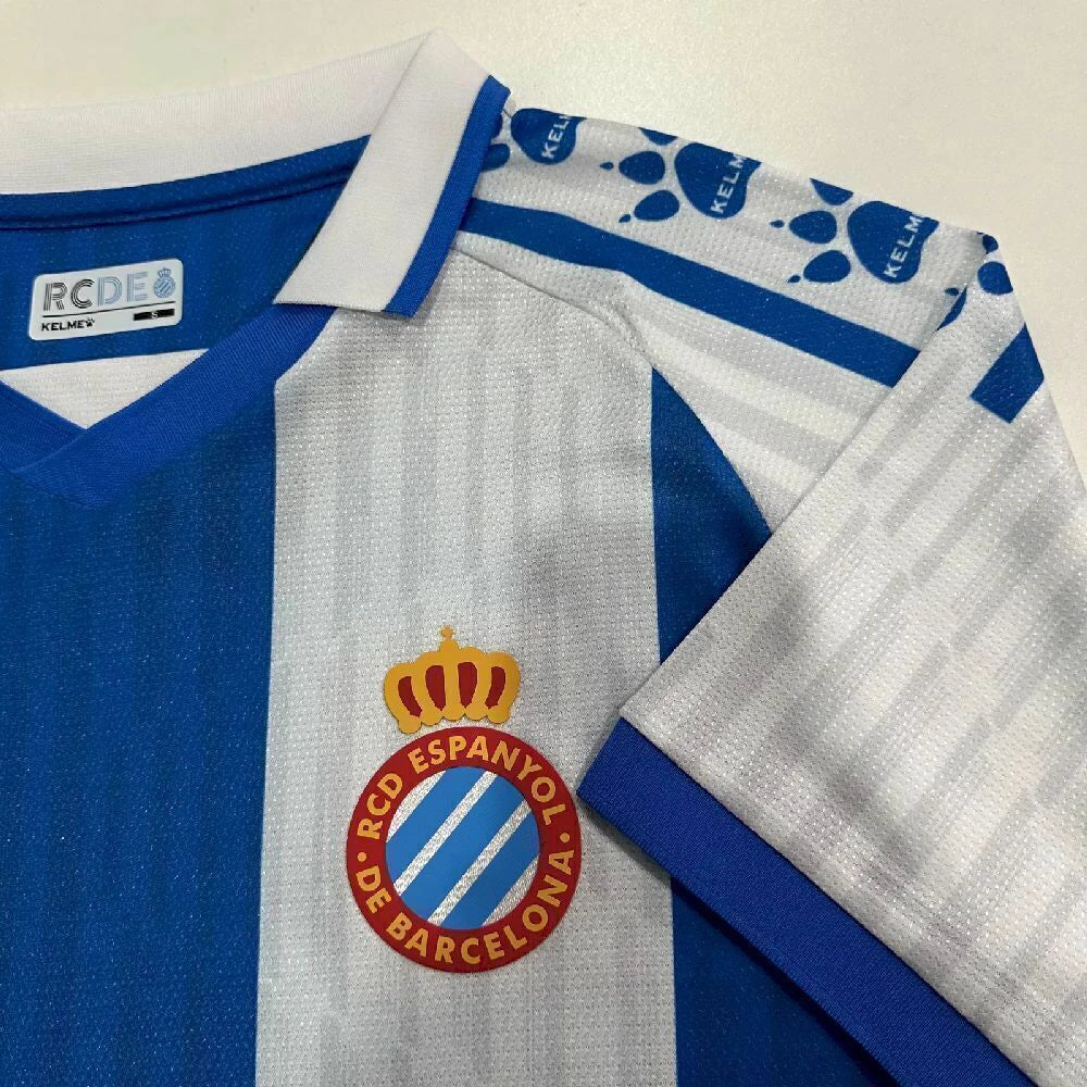 Espanyol Home 25/26 Torcedor Kelme  - Azul e Branco