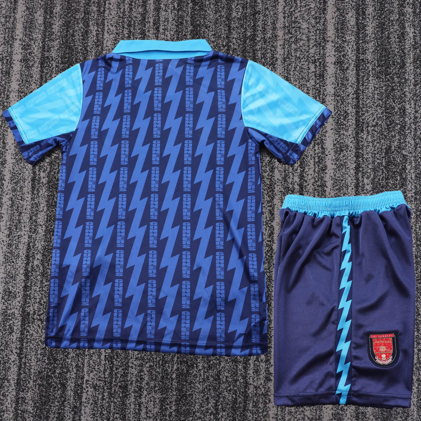 Kit Infantil Arsenal Away Retrô 94/95 Nike - Azul