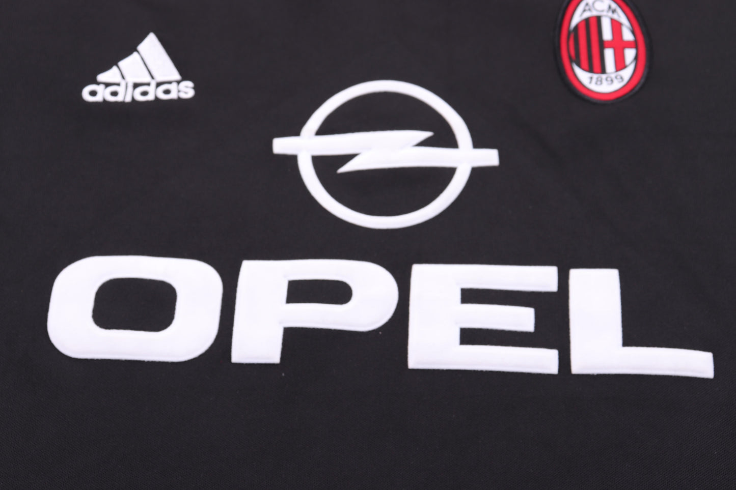 Kit Infantil Milan Away Retrô 00/01 Adidas - Preto e Vermelho