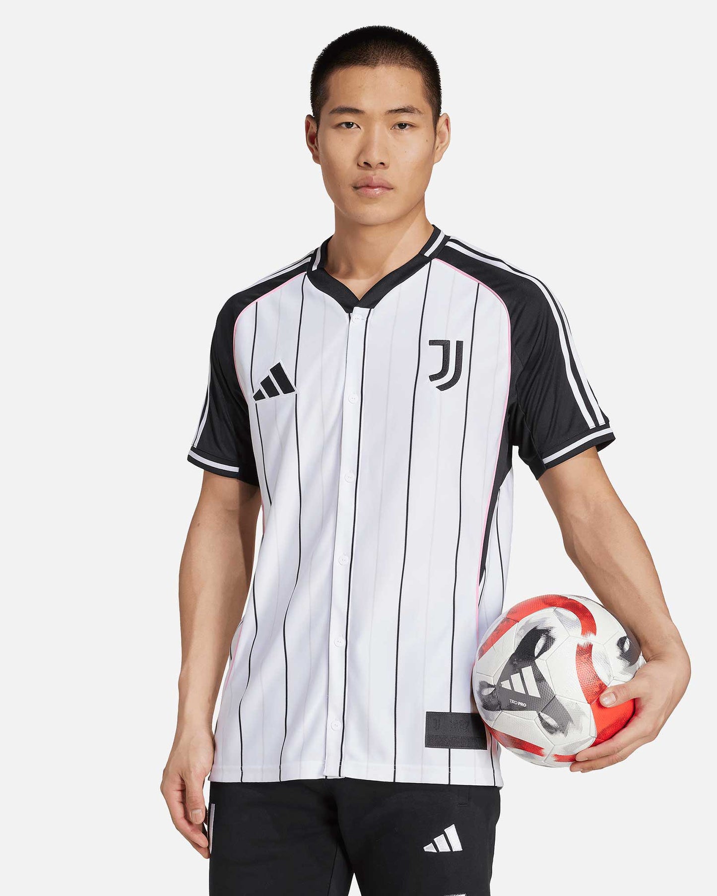 Juventus Baseball 25/26 Torcedor Adidas  - Preto e Branco