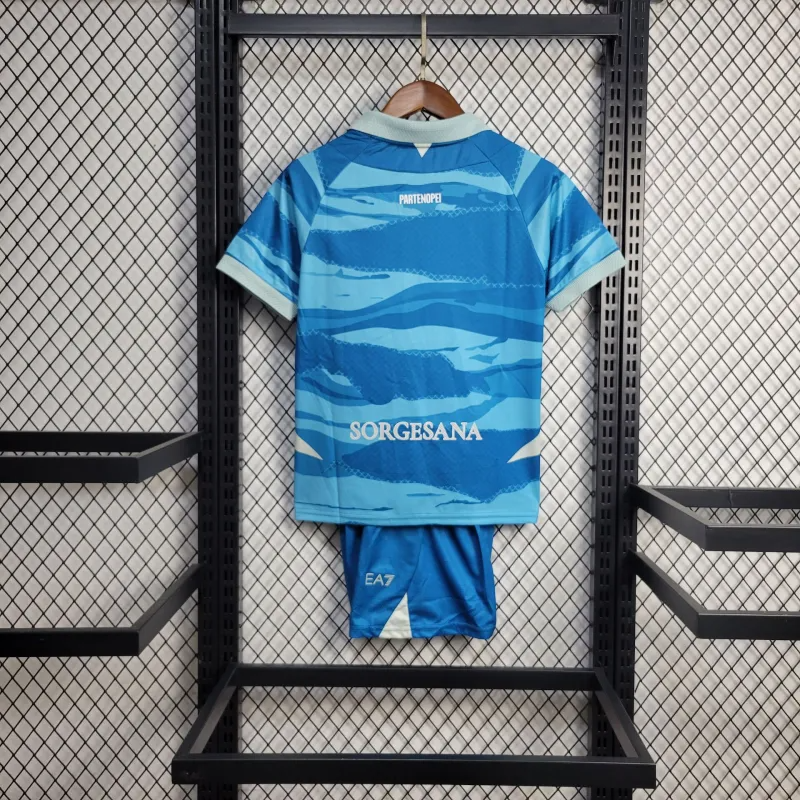 Kit Infantil Napoli Edição Especial 25/26 - Azul