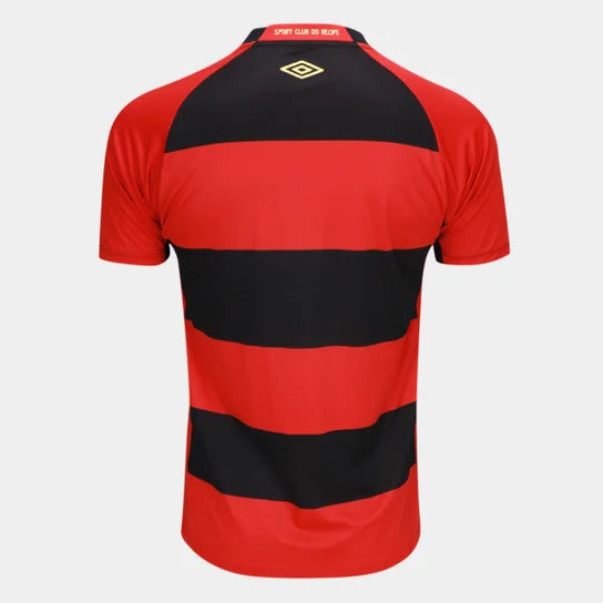 Sport Recife Home 25/26 Umbro Masculino -  Vermelho e Preto