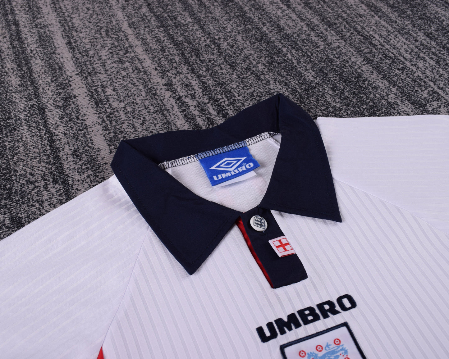 Kit Infantil Inglaterra Home Retro 1998 - Branca