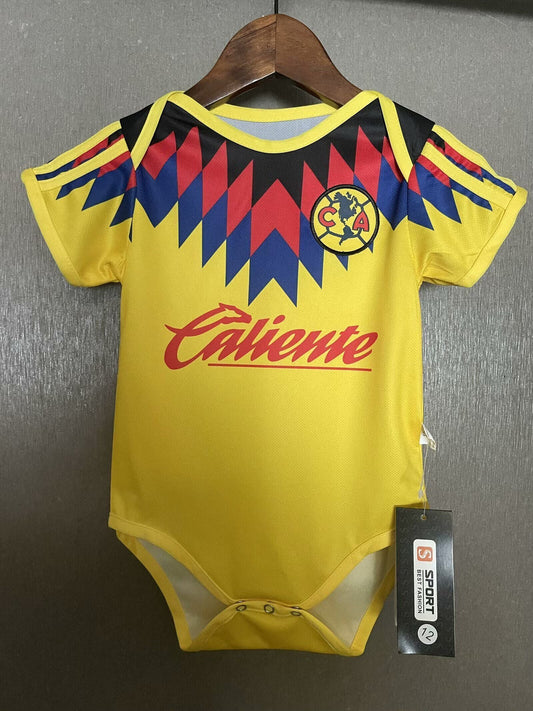 Body Bebê Infantil America do Mexico Home 25/26   - Amarelo